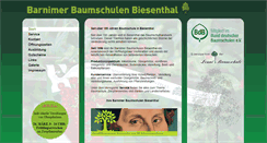 Desktop Screenshot of barnimer-baumschulen.de